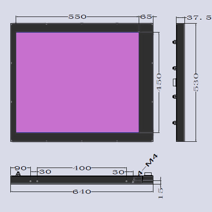 UVLED水冷面光源 大型UV固化機-550×450(圖3)